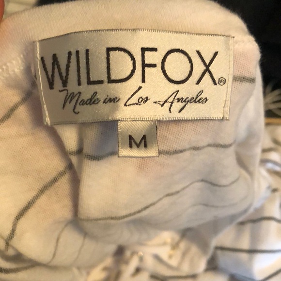 Wildfox Striped Criss Cross Tie - Up T shirt - Picture 6 of 7